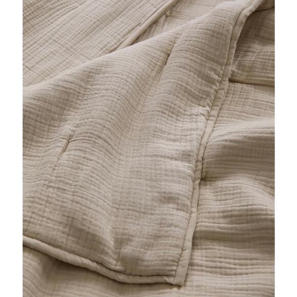 Quince Organic Airy Gauze Dream Quilt King/Cal King Ivory NWOT # K5 - Picture 2 of 4